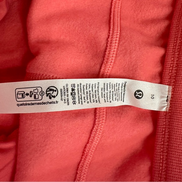 Lululemon 🌟NWT🌟 Scuba Shorts High Rise Size 10 Sakura Pink - Picture 8 of 11